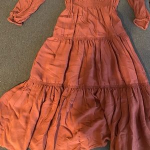 Rustic orange country dress